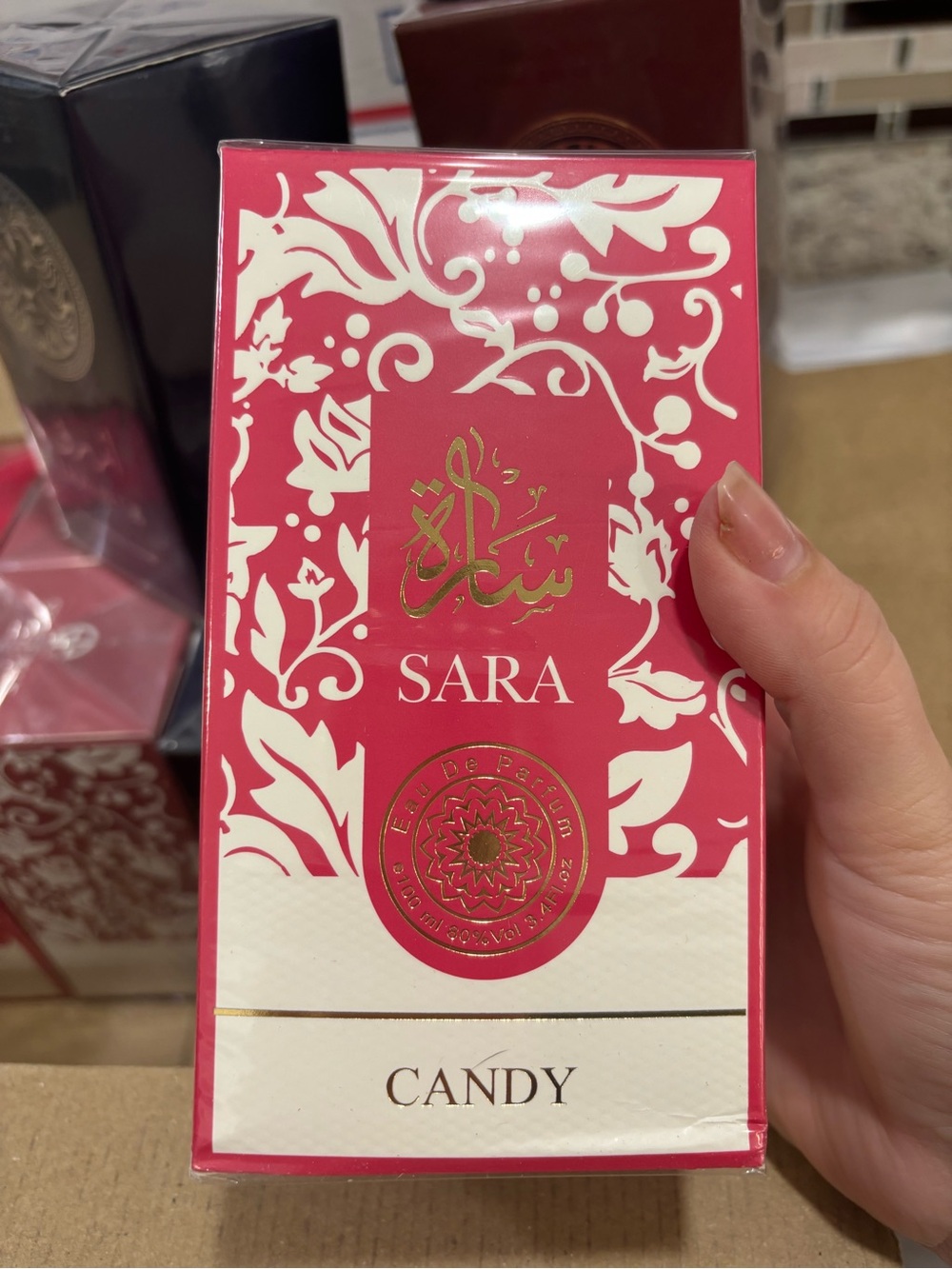 Sara Pink & White Candy Fragrance Box